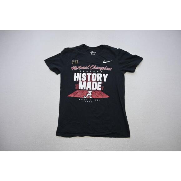 Nike Tee Shirt Alabama Crimson Tide National Champions Athletic Mens Sz Small - Picture 1 of 5